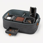 Portable Car Cabin Valet Caddy with Modular Felt Pods