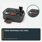Portable Car Cabin Valet Caddy with Modular Felt Pods