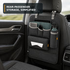 Rear Passenger Car Organiser with Detachable Crossbody Pouch