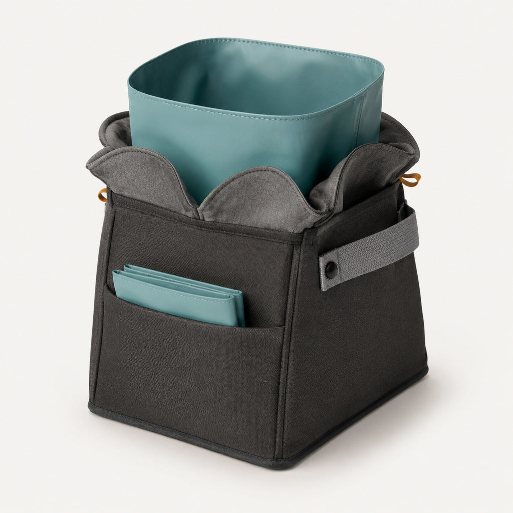 Soft Car Waste Caddy with Removable Wipe-Clean Liner