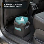 Soft Car Waste Caddy with Removable Wipe-Clean Liner