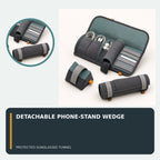Car Cabin Tech Roll with Padded Cable and Sunglasses Storage