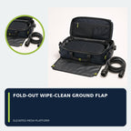 EV Charging Cable Boot Case with Mesh Platform and Ground Flap
