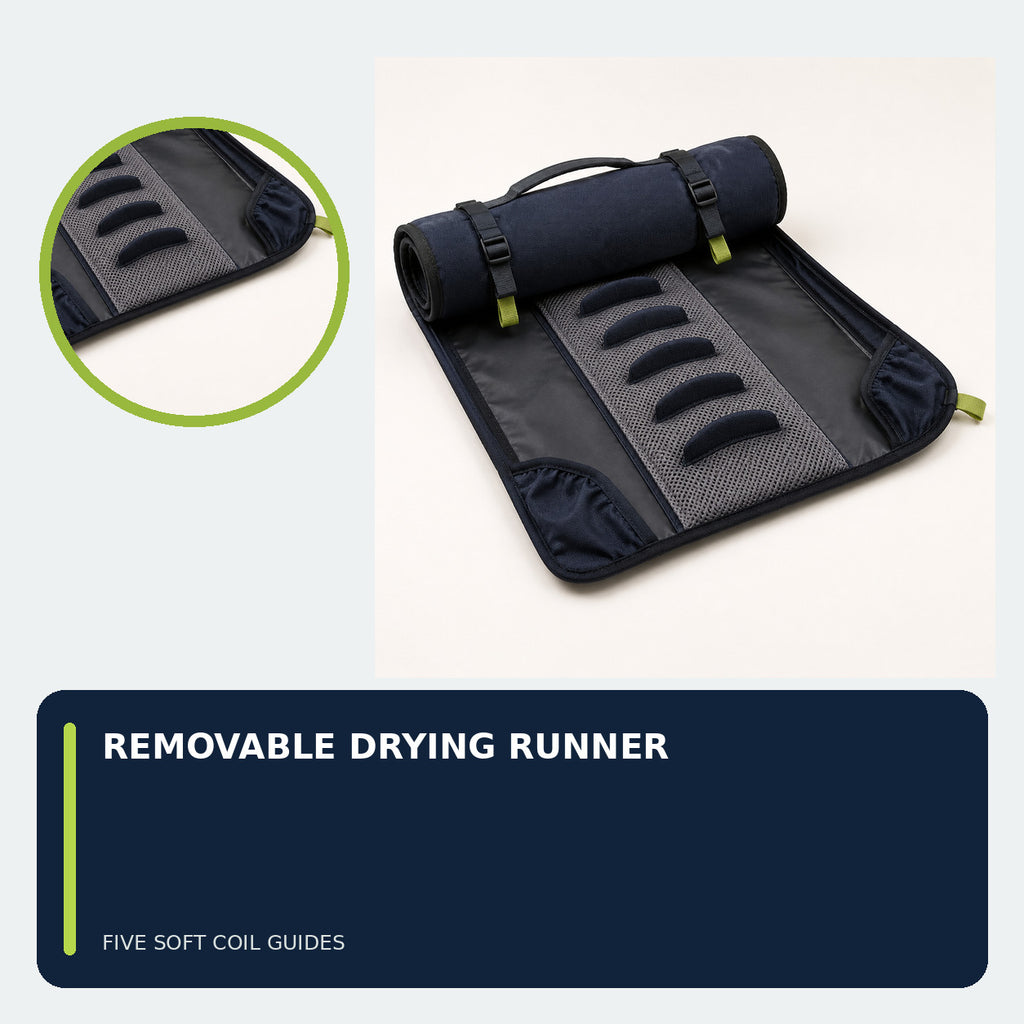 EV Charging Cable Drying Mat with Soft Coil Guides