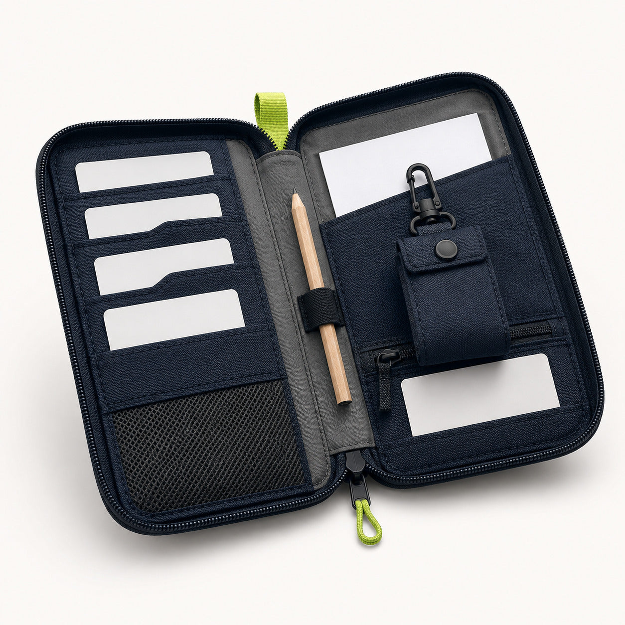 EV Charging Card and Journey Folio with Key Sleeve