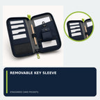 EV Charging Card and Journey Folio with Key Sleeve