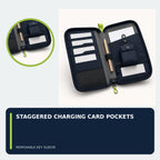 EV Charging Card and Journey Folio with Key Sleeve