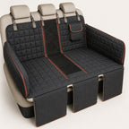 Flat-Floor Rear Seat Pet Hammock with Bridge Panels