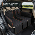 Flat-Floor Rear Seat Pet Hammock with Bridge Panels