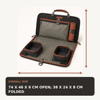 Pet Road-Trip Feeding Folio with Two Collapsible Bowls