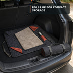 Pet-Hair Capture Car Travel Blanket with Removable Centre Panel