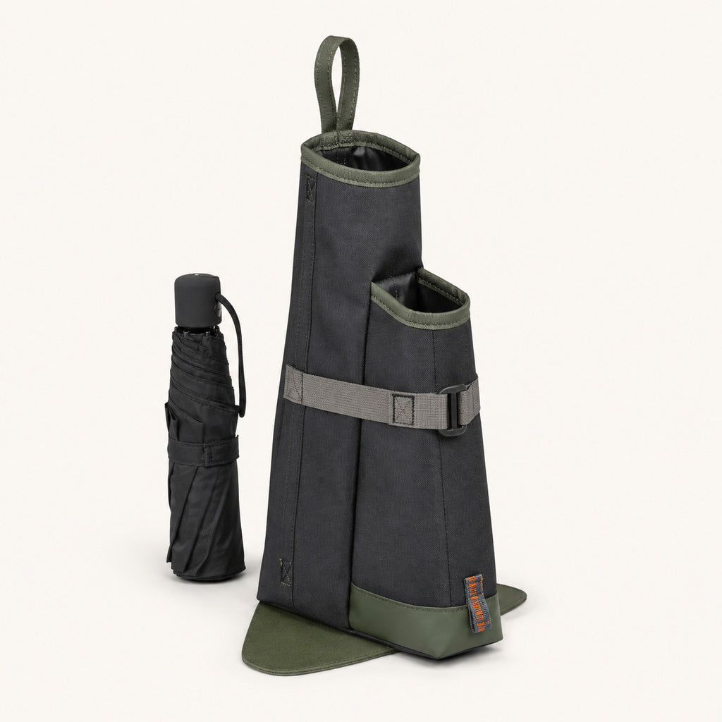 Dual Umbrella Car Boot Dock with Removable Drip Base