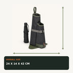 Dual Umbrella Car Boot Dock with Removable Drip Base