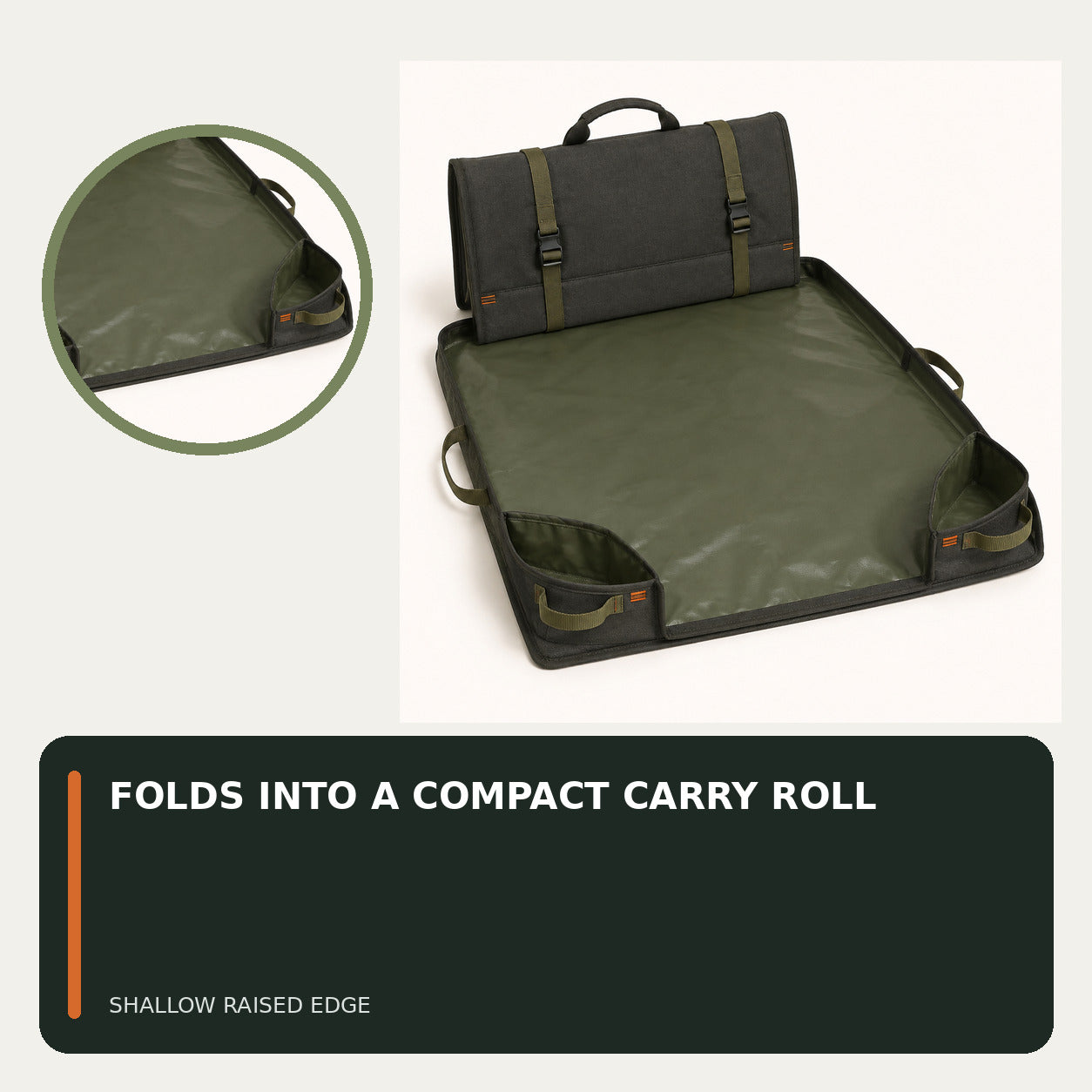 Convertible Car Boot Lip Protector and Wet Gear Mat
