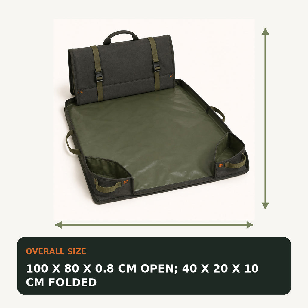Convertible Car Boot Lip Protector and Wet Gear Mat