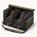 Twin-Compartment Muddy Footwear Carrier for Car Boots